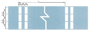 车行道横向减速标线